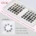 50-Piece Mixed Length Lash Clusters Set - Wispy Volume and Natural Look - Reusable DIY Eyelash Extensions - MERETON - Buy Online on GoSupps.com