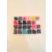 576 Count Colorful Short False Nails Round EBANKU | Full Cover Artificial Acrylic Tips for Women Girls | DIY Nail Art (24 Colors) - Buy Online on GoSupps.com