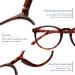 Vecien Reading Glasses - 3-Pack with Spring Hinges Matte Finish Ultra-Clear View Stylish Design for Men & Women 4.0 Diopters in 3 Colors - Buy Online on GoSupps.com
