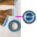 Showjarlly Double-Sided Adhesive Tape for Wigs & Hair Extensions - 1 Roll Blue Packing Tape 0.8cm x 12 Yards - Comfortable Lace Support Band - Buy Online on GoSupps.com