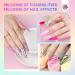 Saviland 48PCS Chrome Nail Powder Kit - Aurora Holographic Metallic Mirror Effect for High Pigment Nail Art - Nail Glitter Power - 48 Colors - Buy Online on GoSupps.com