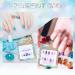Lokyango 50PCS Holographic Nail Storage Bags + White Cardboard & Tape - for Handmade Nails Business - Buy Online on GoSupps.com