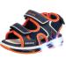Geox Baby Boys' B Sandal Todo 7 UK Child Navy Orangefluo