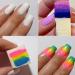 yueton 24 Pack Nail Art Soft Sponge Polish DIY Manicure Tool for Perfect Designs International Shipping Available - Buy Online on GoSupps.com