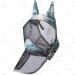 Harrison Howard LumiVista Horse Fly Mask with Ears, Long Nose, UV Protection - Pastel Mix Cob - Buy Online on GoSupps.com
