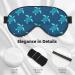 Cute Turtle Print Sleep Eye Mask | Soft Blindfold with Elastic Strap | Perfect for Night Sleeping & Travel - Buy Online on GoSupps.com