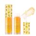 Hydrating Lip Oil Fruit Extract Plumping Lip Glow Oil Lip Balm Tinted Moisturizing Transparent Lip Plumper Gloss for Lip Care Non-Sticky Clear Nourishing Lip Gloss for Dry Lip (Papaya)