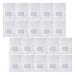 Toyvian Lot de 100 Feuilles D Aluminium Emboss es pour Ongles Tampons Dissolvants Outil pour Retirer Vernis Gel et Acrylique Kit Pratique pour Manucure Domicile et Salon Professionnel