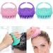 3-Piece Silicone Hair Scalp Massager Set - Shower Scrubber for Dandruff Removal in Multi Colors - Buy Online on GoSupps.com