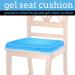 Portable Gel Seat Cushion for Long Sitting - Ergonomic Honeycomb Design - Pressure Relief Sores - Small Size 14.5 x 12 x 1.5 - Buy Online on GoSupps.com