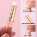 2pcs Silicone Lip Brush Set - Portable Round Head Applicator for Lipstick Lip Gloss & Makeup - Reusable Tool with Cover - Pink - Buy Online on GoSupps.com