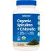 Nutricost Organic Spirulina + Chlorella (3 000mg) 360 Tablets - USDA Organic 1 500mg Spirulina 1 500mg Chlorella Vegan GMO-Free Gluten-Free 60 Servings 360 Count (Pack of 1)