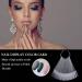 Fatuxz 50 Pcs Clear Nail Swatch Sticks - Fan Shape Nail Art Polish Display Tips for DIY Nail Display Practice - Buy Online on GoSupps.com