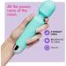Oliver James Personal Body Massager - Quiet, Waterproof, Powerful, Wireless, Rechargeable - 20 Vibration Patterns & 8 Speeds - Green - Buy Online on GoSupps.com