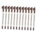 WOONEKY 12pcs Eyebrow Pencil with Brush Eyebrow Pen Eyebrow Pencils Easy Coloring Brow Pencil Powder