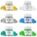 Wwtop edible glitter - 3g x 6 colors glitter powder for drinks gold pearl white silver blue teal fruit green food glitter glitter powder for chocolate cake fondant cocktails drinks cool color