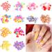 Asalle Nail Art Decorations Kit - 8 Boxes Rhinestones, Dried Flowers, Stickers, Glitter Sequins for Acrylic Nails - Buy Online on GoSupps.com