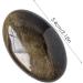 Obsidian Crystal | Meditation Reiki Energy Stone - Natural Tumbled Polished Crystals Stones Tiger Eye Oval Palm Pocket Stones Meditation Reiki Energy Stone - Buy Online on GoSupps.com