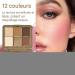  G n rique Contour and Blush Kit - Soft Cream Palette Face Tint Makeup | 12 Shades Foundation Set with Light Texture Function Natural Color Blending - Buy Online on GoSupps.com