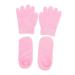 Beavorty 6 Pairs Gel Care Kit Hand Softening Hand Healing Gloves Lotion Socks Moisture Overnight Socks Dry Hands Gloves Heel Moisturizing Socks Moisture Gloves whitening Yarn Man