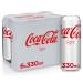 Coca-Cola Light Pack de 6 Canettes de 33 cl - Lot de 2