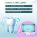 Smile Sciences Teeth Whitening Kit with LED Light, Gel Syringes, Mouth Trays, and Pen - Peppermint Flavor - Buy Online on GoSupps.com