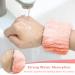 6-Piece Spa Headband and Wristband Set for Women - Microfiber Skincare Headbands, Makeup Headband, Facial Wrist Towel - Pink/White - Buy Online on GoSupps.com