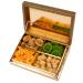 Luxury Dried Fruits Selection - 800g Gold Gift Box | Exotic Crystallised Fruit | Suitable for Vegans Vegetarian Halal Kosher and Gluten Free Diets