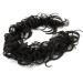 Imissu Large Hair Part | Elastic Hair Tie for Updo & Chignon | Black Hair Extension Band for Girls - International Shipping - Buy Online on GoSupps.com