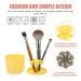 Premium Makeup Brush Cleaning Bowl Set - Ultimate Brush Cleaner & Scrubber Kit Yellow | International Shipping Available - Buy Online on GoSupps.com