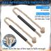 Terdemor Fire Starter Kit - 5 Ferro Rod with 12 Nature Dry Tinder Rope - Professional Survival Tool for Campfires - Buy Online on GoSupps.com