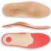 ORTRI Orthopedic Leather Insoles - Shock Absorbing Latex Foam | Size 43 - International Shipping Available - Buy Online on GoSupps.com