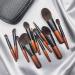 Velony Vacay 12 Pcs Mini Travel Makeup Brush Set with Case - Travel Brush Set for Loose Powder, Contour, Blush, Concealer, Eyeshadow, Brow - Tool Kit - Buy Online on GoSupps.com