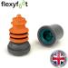 Flexyfoot Shock Absorbing Crutch Ferrule - Grey 16mm - Pack of 1 | Improve Grip, Safety, and Comfort - Buy Online on GoSupps.com