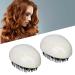 Buy 2-Piece Egg-Shaped Sweet Scalp Brush Set | Portable Shampoo Comb for All Hair Types - Wet/Dry Massage - Buy Online on GoSupps.com