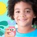 Kids U-Shaped Electric Toothbrush - Ultrasonic Whitening Massage Toothbrush for 7-15 Year Olds - 3 Cleaning Modes - Cute Cartoon Design - Pink - Buy Online on GoSupps.com