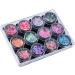 Ckfyahp 12 Colors Holographic Chunky Body Glitter Gel | Face Hair Lips & Nail Art for Festivals & Parties - Eye-Catching Makeup Decoration - Buy Online on GoSupps.com