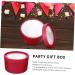 HOMSFOU Candy Jars Boxes round case mini round open the window chic biscuit box Christmas box Christmas container packing box gift box candy box christmas eve max sweets gift candy jar - Buy Online on GoSupps.com