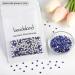 Beadsland 1440 Pieces Sapphire Blue Flat Back Rhinestones SS16 for Nails - High-Quality Nail Crystals | Perfect for DIY Nail Art - Buy Online on GoSupps.com