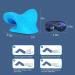 Neck and Shoulder Relaxer - Cervical Traction Device Pillow for Pain Relief - Blue - Buy Online on GoSupps.com