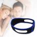 Anti Snoring Chin Strap Adjustbale and Air Permeable Snore Stopper Chin Straps Improving Sleeping Quality Anti Snore Chin Strap for Man and Woman. (Blue)