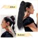 Hair Extensions 24" Long Curly With Drawstring Puff Ponytail Hair Extension Synthetic Ponytail Hair Clip Bun for Women's Everyday Use Hair Pieces For Women (Color : 06 Size : 24 inch) 24 inch 06 - Buy Online on GoSupps.com