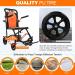 Super Lightweight Transport Wheelchair Folding Portable Transport Wheelchair Transit Wheelchairs for Adults and Seniors Load Capacity 120 Kg Durable - Buy Online on GoSupps.com