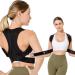 Yeria back straight for lordosis support posture correction back women and men pain relief and improvement in posture support from the neck back shoulder (m)