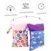Fomiyes Women's Double Zip Storage Bag - Portable Tampon & Tapes Organizer | 2-Pack 35x23cm - Perfect for Travel & Home - Buy Online on GoSupps.com
