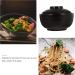 Cabilock Plastic Cutlery Japanese Noodle Bowl Japanese Style Miso Soup Bowl with Lid Restaurant Soup Bowl 15X15X7. 2CM Japanese Soup Bowl Ramen Bowl 15X15X7.2CM - Buy Online on GoSupps.com