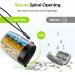 AUVON Monthly Pill Dispenser with Anti-Mixing Design and 20 Sticky Labels - Buy Online on GoSupps.com