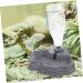 POPETPOP Reptile Water Feeder - Automatic Water Dispenser Waterer Feeding Accessories for Turtle Frog Bearded Dragons Lizards Geckos for Terrarium Tank - Grey - Buy Online on GoSupps.com