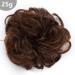 Light Auburn & Dark Brown Scrunchy Hair Bun Updo Ponytail Hairpiece - Curly Messy Donut Chignons 25g - Buy Online on GoSupps.com