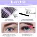 Individual Lashes 0.07mm Cluster D Curl 12-16mm Mixed Long Reusable Soft Wispy DIY Lash Extensions - Buy Online on GoSupps.com
